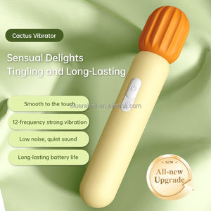 Оптовые секс-игрушки: незаметные вибраторы в форме милого кактуса, элегантные мини-массажеры-палочки, оригинальный дизайн, силиконовые персональные массажеры для женщин, от производителя. - Product Image 4