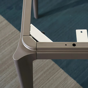 Customized Modern Iron <b>Desk</b> Frame with <b>Metal</b> <b>Legs</b> Multi-Purpose Office Table for Dining Room, Living Room, Hotel and Home Office - Product Image 3