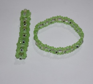 Multi Gemstone beads healing <b>beaded</b> <b>Bracelet</b>. crystal <b>bracelet</b> 3x6mm pearl gemstone beads double layer <b>bracelet</b> - Product Image 6