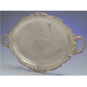 Plateau de service pour desserts et aliments en métal aluminium de la meilleure qualité Design élégant Parfait pour les événements de mariage Resorts et usage domestique - Product Image 5