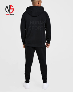 Sweat à capuche épais en molleton de coton uni personnalisé, de haute qualité, design de survêtement, fournisseur de produits de qualité supérieure chez Nurak Sports2026 - Product Image 5