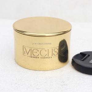 Récipient vide en laiton personnalisé de 8oz 10oz 12oz 14oz avec couvercle Récipients en cuivre de luxe pour la décoration intérieure Récipient en étain pour la fabrication de bougies - Product Image 3