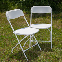 RTS TOP King et Queen chaise de mariage location chaise en plastique chaises pliantes de mariage blanc