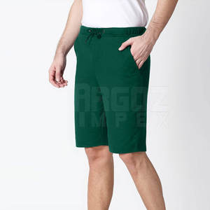 Pantalones Cortos Deportivos Casuales para Hombre de Alta Calidad, 100% Algodón, Cintura Media, Secado Rápido, Transpirables, con Cierre de Cordón, Color Sólido, Precio Razonable - Product Image 2