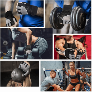 Guantes de Cuero Unisex para Levantamiento de Pesas, con Cierre de Cordones y Diseño Envolvente, para Gimnasio, Fitness y Fisicoculturismo - Product Image 6