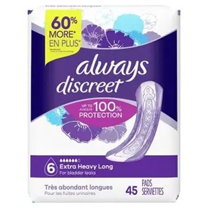 Always Discreet, Toallas Absorbentes para Incontinencia de Absorción Moderada, 198 Unidades - Product Image 3