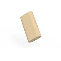 Emballage en plastique PP pour stick déodorant 10g, tube carré à coins arrondis avec capuchon à clip mat