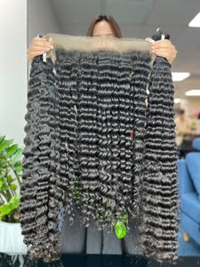 ผมต่อจากมนุษย์ผมดิบจากเวียดนามผมหยักลึก - Product Image 5