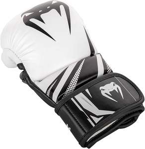 Guantes de MMA de medio dedo para hombres y mujeres Maya Hide Leather Kickboxing Mitts Soporte de muñeca ajustable para Sparring Muay Thai Martial - Product Image 3