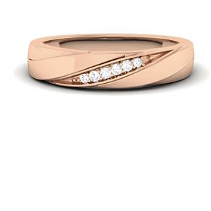 Elegante anillo de diamante de oro sólido de 14K y 18K con certificación IGI para hombre, joyería tradicional hecha a mano para regalo de aniversario, anillo para niño - Product Image 4