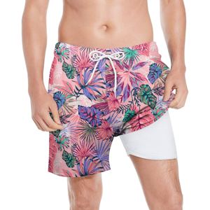Factory New <b>Men's</b> High Cut Solid Lace Swim <b>Trunk</b> Shorts with Custom Logo Pattern Front Design Spandex/Nylon - Product Image 5