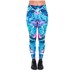 Leggings de gimnasio de cintura alta para mujer con control de barriga, pantalones de yoga ajustados para entrenamiento de levantamiento de glúteos - Product Image 5