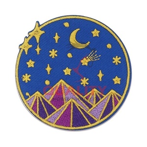 Wholesale Customized Embroidered Logo Patches Hot Sale Cheap Price Custom Design Fabric <b>Embroidery</b> Patches in Low MOQ - Product Image 1