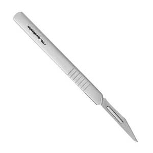 Lames de scalpel chirurgical en acier inoxydable avec manche, outil de coupe pour travaux de réparation, chirurgie animale, utilisation hospitalière, réutilisable - Product Image 4