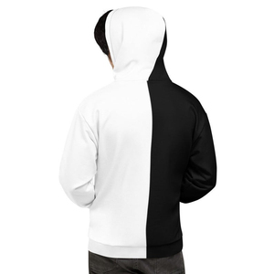 Venta al por mayor de fábrica Sudadera con Capucha forrada de satén dividido en 2 tonos Sudadera con Capucha forrada de seda Sudadera con capucha de dos colores para hombres Forrado de satén - Product Image 1