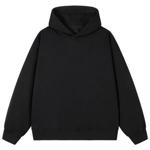 Sudadera CON CAPUCHA DE Color sólido para hombres y mujeres, nueva tendencia de moda holgada de estilo americano para primavera y otoño con tela tejida - Product Image 2