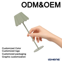Lampe de chevet sans fil moderne en fer de style nordique en forme de fleur pour la salle d'étude, décoration de la maison, LED rechargeable à piles, simple