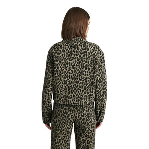 Veste en jean décontractée pour femme, coupe ample, vintage, courte, respirante, haut court, jean délavé, fabricant OEM ODM - Product Image 4