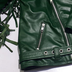 Veste de moto en cuir véritable pour enfants Qualité supérieure Nouvelle arrivée Produit portable Vestes pour enfants VIKY INDUSTRIES - Product Image 4