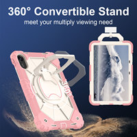 Housse de tablette en silicone PC antichoc avec sangle rotative à 360° pour Xiaomi Redmi Pad 2 11 pouces 2025, couleur personnalisée