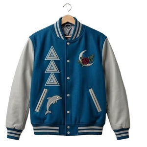 Chaqueta Delta Alpha Phi Lettermen, Chaqueta Bomber Vintage, Chaqueta Universitaria, Chaqueta Griega de Hermandad, Abrigo Lettermen - Product Image 1