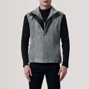 Chaleco de Motocicleta de Cuero para Hombre, Diseño Delantero y Trasero, Tallas Grandes, para Invierno y Verano, Mejores Precios Directo de Fábrica - Product Image 5