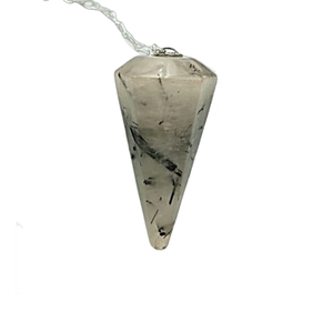 Haute qualité cône tourmaline quartz pendule cristal naturel pierre précieuse cône à facettes pendule de radiesthésie pour pendules de guérison Reiki - Product Image 6