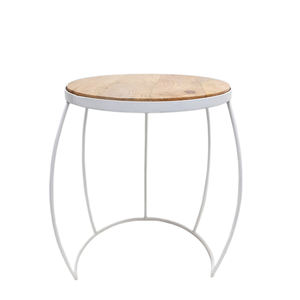 Traditional Cast Metal Wood Side <b>Table</b> With Wholesale Bulk Living Room Furniture Handmade Customized - Product Image 2