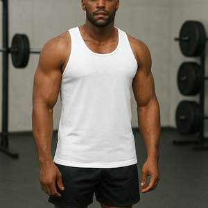 <b>Mens</b> Sleeveless <b>Training</b> Top Weightlifting Moisture Wicking Workout Tank Top Breathable Slim Fit Gym <b>Vest</b> Fitness OEM - Product Image 5