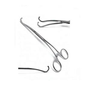 Pinces vasculaires manuelles Satinsky en acier inoxydable de haute qualité, forceps chirurgicaux / pinces d'occlusion tangentielle atraumatiques DeBakey - Product Image 1