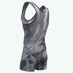 Camiseta DE LUCHA sublimada de alta calidad, diseño personalizado, trajes de lucha, levantamiento de pesas, entrenamiento de potencia, hombres, camisetas de lucha libre - Product Image 3