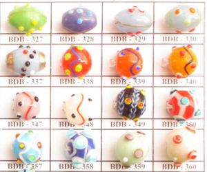 Vente en gros de perles de verre de Murano de couleur aqua en forme de tuyau pour la fabrication de bijoux, taille 10x30, cristaux multi-mode - Product Image 4