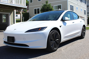 Voiture électrique Tesla Model 3 berline blanche 2025, phares LED, pneus R19 - Product Image 5