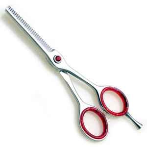 Ciseaux de coiffeur pliables droits et pointus en acier inoxydable de la meilleure qualité pour droitier pour la coiffure - Product Image 2