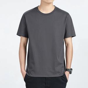 2025 nouvelle mode unisexe 100% coton vêtements hommes femmes surdimensionné à manches courtes T-Shirt Polyester/coton tricoté T-Shirt - Product Image 4