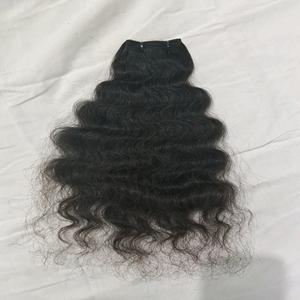 Paquet d'extension de cheveux Remy vierges indiens bruts non transformés en cheveux humains naturels Loose Deep Italian Curl Variety Italian Afro One - Product Image 1