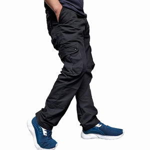 Ropa de calle personalizada de gran tamaño para hombre, pantalones casuales, tela de lona con patrón recto de cintura alta para Precio de temporada de primavera - Product Image 4