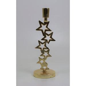 Home Decoration Metal Candle Holder Candle Stand for Lighting and <b>Set</b> Stylish Antique Finish Decorative Candle Jar Holder - Product Image 5
