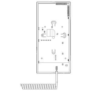 Vivar telefono citofono 40540 2F + Voxie 2 pulsanti bianchi parete per due fili sistema di trasmissione citofono - Product Image 3