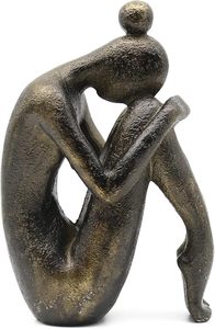 Bouchon de livre unique Deux femmes en aluminium Décor élégant pour serre-livres en métal moderne organisé Décoration artistique - Product Image 5