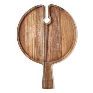 เขียงไม้กระถินณรงค์คุณภาพพรีเมียม ทำด้วยมือ ทนทาน เป็นมิตรกับสิ่งแวดล้อม ใช้กับเครื่องล้างจานได้ เหมาะสำหรับหั่นชีส ใช้เสิร์ฟอาหาร ใช้ได้ทุกวัน - Product Image 1