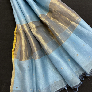 Pure Mulchanderi Silk Dyeble Dupatta 2,5 m Alta calidad Sin arrugas Mujer Suave Ligero Estilo tradicional para India - Product Image 1