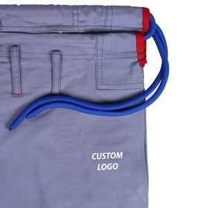 Kimono de Jiu Jitsu Brasileño Azul de Alta Calidad, Ropa de Artes Marciales Premium con Costuras en Color de Contraste - Product Image 4