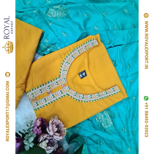 Nueva colección de trajes de trabajo bordados de hermoso diseño en Tarifa mayorista por Royal Export Surat - Product Image 4