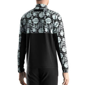 Servicio OEM, ropa de calle de invierno personalizada, chaqueta con cuello levantado y cremallera de sublimación de alta calidad para hombre bordada personalizada - Product Image 4