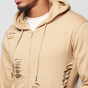 <b>Top</b> Trending OEM Wholesale Men's <b>Distressed</b> Tracksuit Latest Casual Use Breathable Stylish 100% Cotton Eco-Friendly Streetwear - Product Image 3