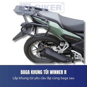 Porte-bagages arrière en aluminium pour Winner R, pour sacoches ou sacs de selle – L'accessoire indispensable pour motard - Product Image 5