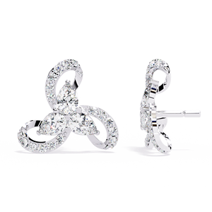 Hip Hop Round Diamond Earing 10K Yellow Gold <b>Cross</b> Hip Hop Earrings for <b>Men</b> Women from Indian Exporter Diamond Earing - Product Image 2