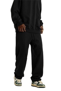 <b>Wholesale</b> Custom logo High Quality Fleece <b>Sweatpants</b> Men New Heavyweight Jogger <b>Flare</b> Baggy Sweat Track Pants for Men - Product Image 3