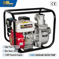 Pompe à eau à essence / essence WP30 3 pouces 170F Moteur 7cv